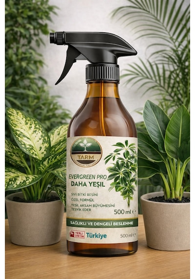 Evergreen Pro Yeşil Bitkiler İçin Organomineral Besin Çözeltisi 500 ML