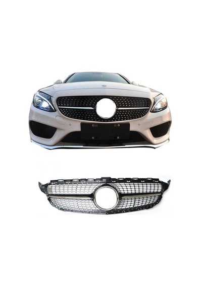 Mercedes W205 Diamond Panjur - Gri 2019+ C Serisi