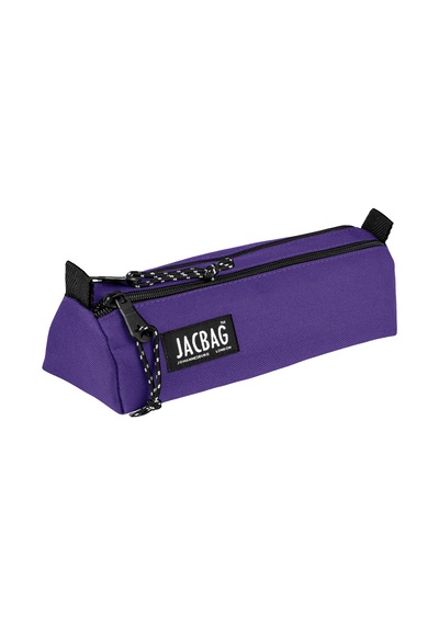 Jacbag Dual Prıme-çift Bölmeli Üçgen Tip Kalem Kutusu Dual Prime-mor renkli