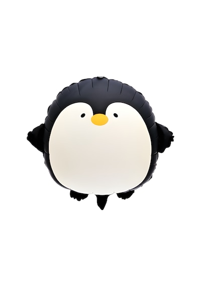 Penguen Folyo Balon 59x54 Cm Siyah Beyaz
