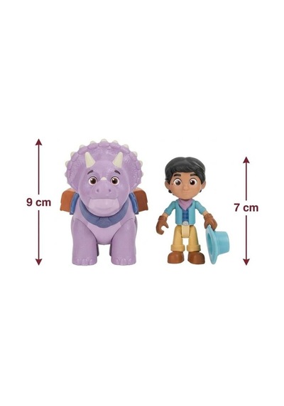 Gioc-hi Lisanslı Dino Ranch Miguel Ve Tango Triceratops Arkadaş Seti Oyuncak Figür Eğitici Oyun Seti Diğer