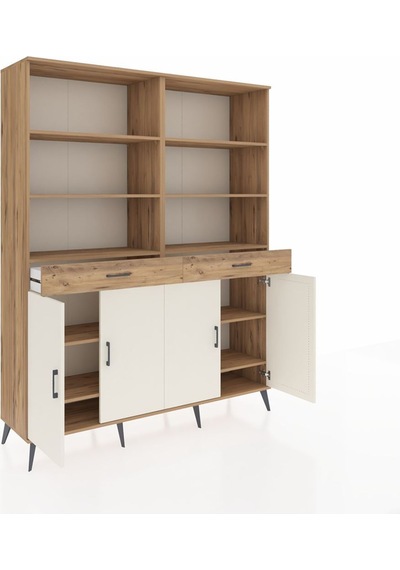 Hyperion Gardrop 10 Raflı 2 Çekmeceli 4 Kapaklı 176x44x221 Çam-aytaşı/çam Aytaşı/çam Hyperion Gardrop 10 Raflı 2 Çekmeceli 4 Kapaklı 176x44x221 Çam-aytaşı/çam Aytaşı/çam