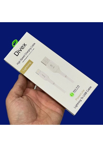 Divex 3.1a Lightning Hızlı Şarj Data Kablosu