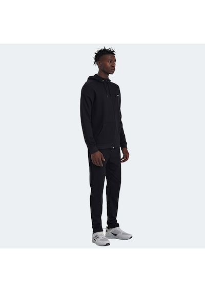 Slazenger RICH Erkek Fermuarlı Kapüşonlu Cepli Siyah Eşofman Takımı