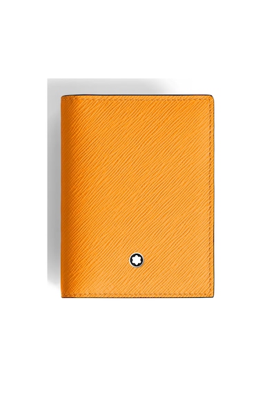 Mont Blanc Montblanc Sartorial Deri 4 Bölmeli Kartlık 221344 Turuncu