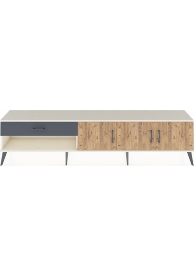 Arges Tv Ünitesi 2 Raflı Tek Çekmeceli 3 Kapaklı 220x30x51 Aytaşı-çam/antrasit Atlas Çam/antrasıt - Aytası Arges Tv Ünitesi 2 Raflı Tek Çekmeceli 3 Kapaklı 220x30x51 Aytaşı-çam/antrasit Atlas Çam/antrasıt - Aytası