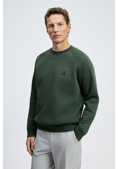 Lufian Blake Erkek Sweatshirt Çimen Yeşili Çimen Yeşili 112030193100611 Yeşil