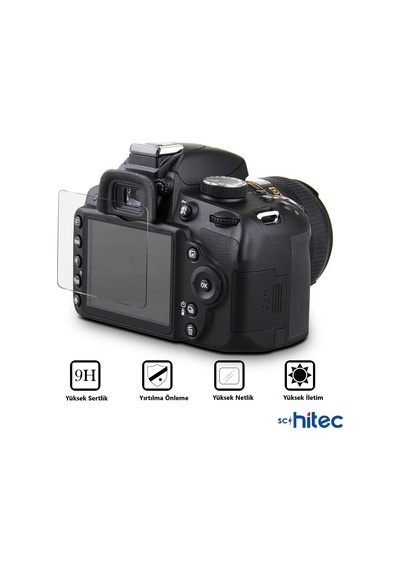 Schitec Canon 1300d İle Uyumlu Darbe Emici Kamera Ekran Koruyucu Kaplama