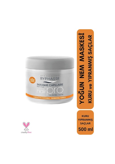 Byphasse Hair Pro Yoğun Nem Maskesi 500 ML