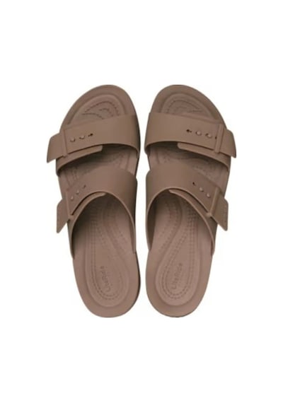 Crocs 211215-brooklyn Buckle Low 2q9-latte Kadın Terlik Kahverengi