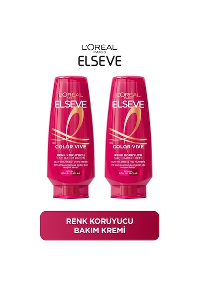 2'li Elseve Colorvive Renk Koruyucu Saç Bakım Kremi 250 Ml pktelsvcolorviveashiki-10834