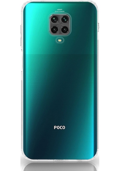 Xiaomi Redmi Note 9s Tıpalı Kamera Korumalı Şeffaf Premier Kılıf