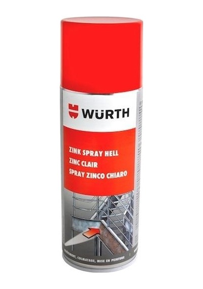 Würth Çinko Kaplama Sprey Açık Metalik 400 ML