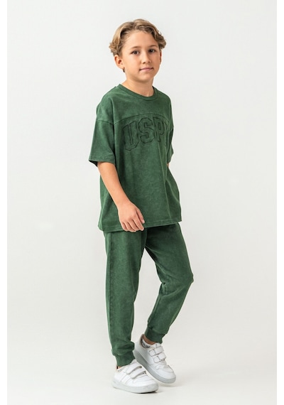 U.s. Polo Assn. Erkek Çocuk Yeşil Bermuda Takım Us2437-c-v1 Yeşil