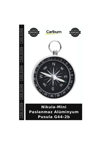 Nikula-mini Paslanmaz Alüminyum Pusula G44-2b Günlük Kullanım Taşınabilir Araç Doğa Aksesuarı