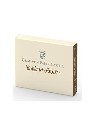 Graf Von Faber-castell Dolma Kalem Kartuşu 6'lı Kahve ---