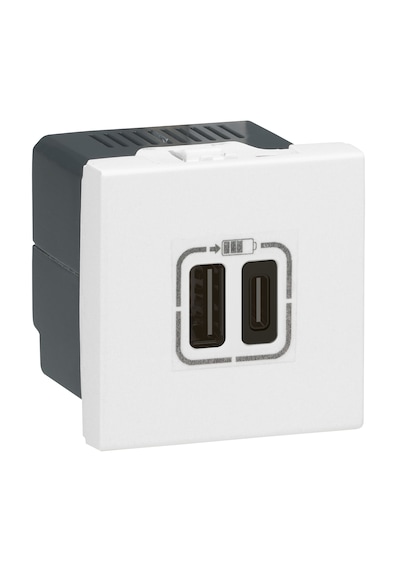 077592 İkili Usb Priz Telefon Şarzı İçin 5v 3a A+c Tipi