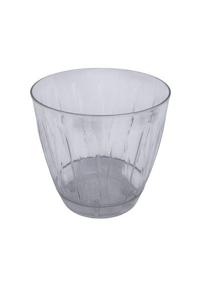 2 Adet Plastik Orkide Saksısı Seti 1,5 Lt Gizli Tabaklı Şeffaf Saksı 145 X 135 Mm 001