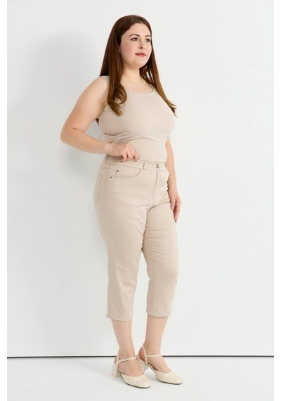 Selen Kadın Pantolon 25ysl5381 Taş