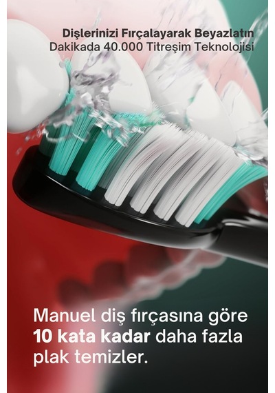 Şarjlı Sonik Diş Fırçası, Şarjlı Pembe Diş Fırçası