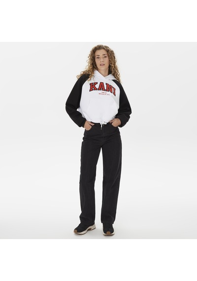 Karl Kanı Karl Kani Classic Kadın Beyaz Hoodie