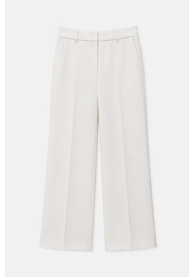 Kadın Ekru Slim Fit Basic Pantolon