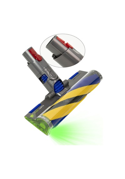 Dyson V12 Detect Slim Uyumlu Lazer Işıklı Fluffy Süpürge Başlığı 972522-02