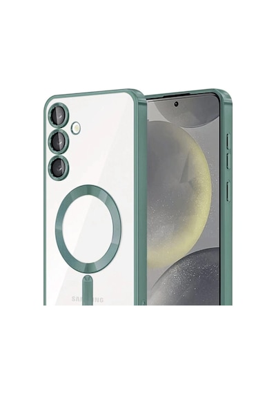 Samsung Uyumlu -  Galaxy A35 5g Kross Magneticsafe Kapak - Koyu Yeşil