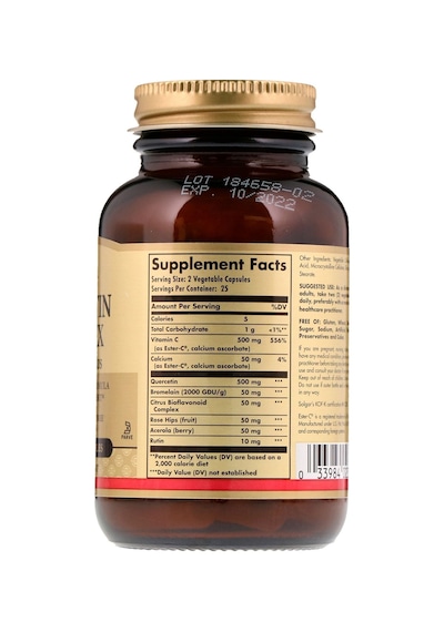 Solgar Quercetin Kuersetin Complex With Ester-c Plus 50 Kapsül