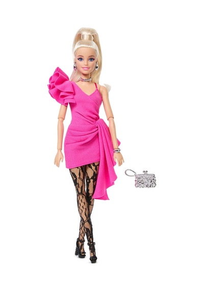 Jjn73 Barbie Deluxe Style - Pembe Parlak Elbise
