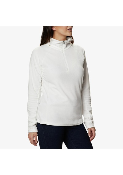 Columbia Glacial 1/2 Zipped Kadın Beyaz Polar Düz 1802201125 Krem