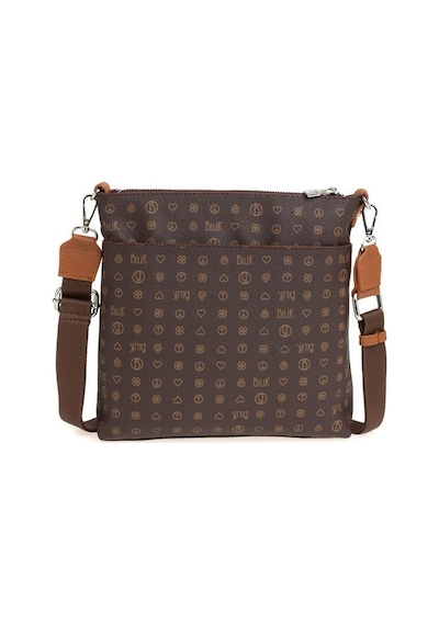 Bilik Deri Monogram Kahve/taba Kadın Çapraz Askılı Çanta Mtş 269- 001