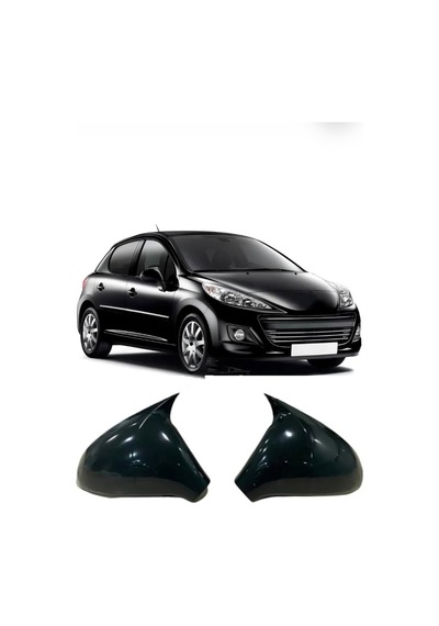 Peugeot 207 Uyumlu Yarasa Ayna Kapağı İthal Pianoblack 2007-2011 Abs Plastik A+ Kalite