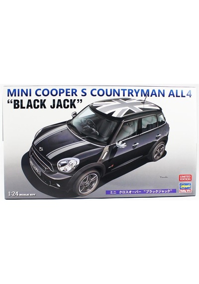 Hasegawa 20704 1/24 Ölçek, Mini Cooper S Countryman All4, Otomobil Plastik Model Kiti