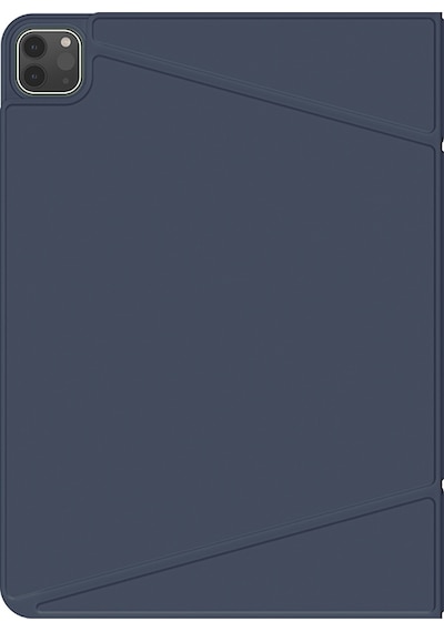 Apple Uyumlu iPad  Air 11 2025 M3 Kılıf Katlanabilir Magnetik Standlı Amazingthing Matte Pro Mag Folio Mavi