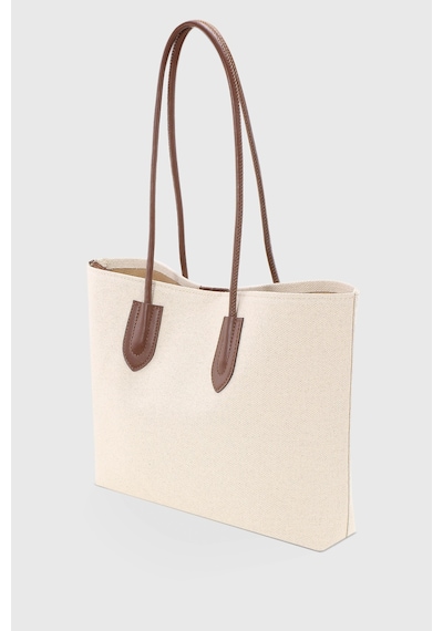 Housebags Retro Vintage Shopper Çanta Soft Kahverengi 264 Soft Krem