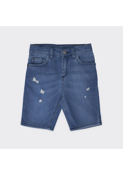 Panço Erkek Çocuk Yıkamalı Denim Şort 2411bk07021-4320 001