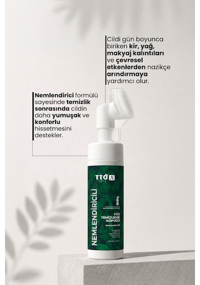 Tto X Nemlendirici Yüz Temizleme Köpüğü 200 Ml Hyaluronik Asitli Tüm Cilt Tipleri Için Günlük Kullanım