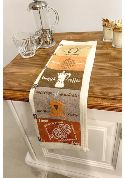 5'li Pamuklu Baskılı Havlu Seti 30x50 Cm El Yüz Mutfak Havlusu Yumuşak Desenli Su Emici Set 5 5 Li Set 6