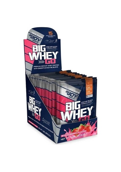 Big Joy Big Whey Go Protein 458 Gr 15 Saşe (Aroma Seçenekli)