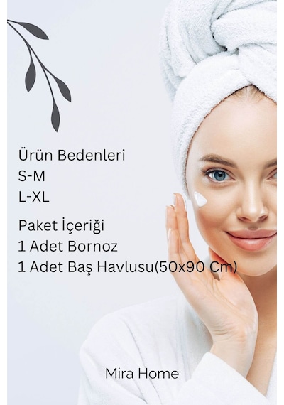 Mira Home Havlulu Banyo Bornoz Takımı %100 Pamuklu Softeco Fuşya