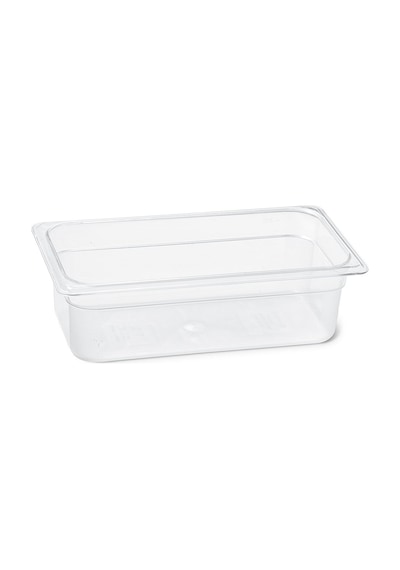 Plastport Kırılmaz Şeffaf Gastronom Küvet 1 4-100 Çok Renkli