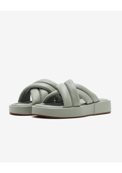Clarks Alda Glide Kadın Yeşil Terlik 26181184 Yeşil