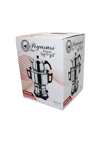 Pegasus Lüx Trigon Elektrikli Çelik Semaver 4.5 L