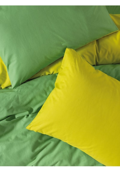 Cozy Home Popping Colors Çift Kişilik Lastikli Çarşaflı Nevresim Takımı Sage Sarı-yeşil Sarı - Yeşil