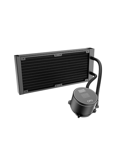 Dragos Frostbite V2 Dijital Isı Göstergeli Argb 240mm Siyah İşlemci Sıvı Soğutucu
