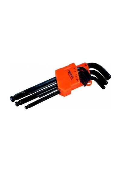 Rico Rc9999 Misket Başlı Uzun Alyan Set Takımı 9Pcs 1.5Mm-10Mm N11.7351