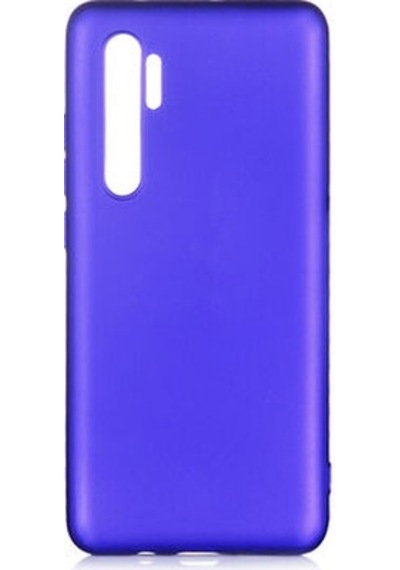 Xiaomi Mi Note 10 Lite Kılıf Esnek Yapılı İnce Slim Silikon Kapak Ryc/premier Lacivert