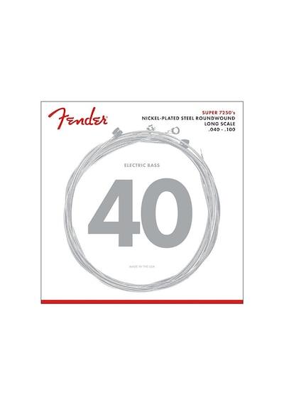 Fender 0737250403 7250 Light Bas Gitar Teli 40-100 İnce Takım İle Hızlı Klavye Hareketleri Ve Yumuşak Tuşe Hissi