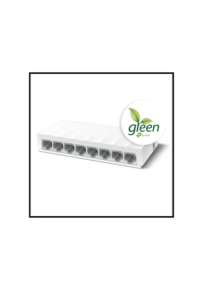 Tp-lınk Ls1008, Green Tech, 8 Port, Megabit, Yönetilemez, Masaüstü Switch